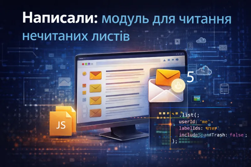 Модуль читання нечитаних листів