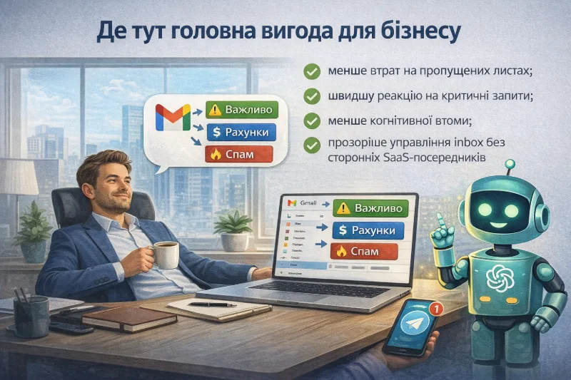 Автоматизація сортування електронної пошти